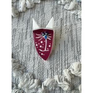 Vintage Funky Cat Earring Replacement Whiskers Retro 1990s
